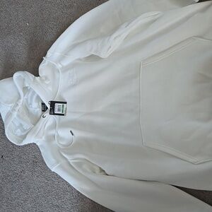 Mens white under armour hoodie size large